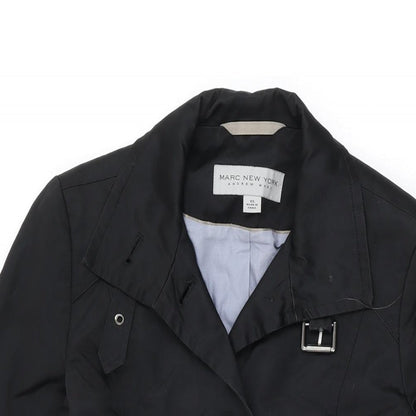 Womens UK Size XS Marc New York Black Overcoat
