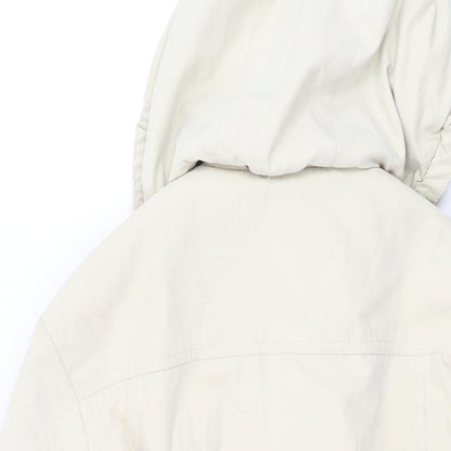 Womens UK Size 14 EWM Beige Overcoat