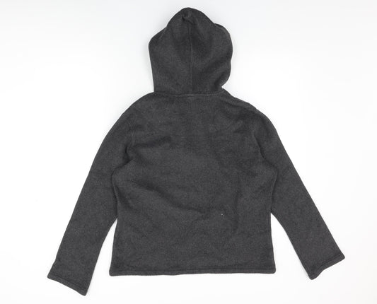 Gap Womens Grey Polyester Pullover Hoodie Size L Pullover