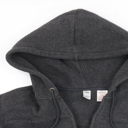 Gap Womens Grey Polyester Pullover Hoodie Size L Pullover
