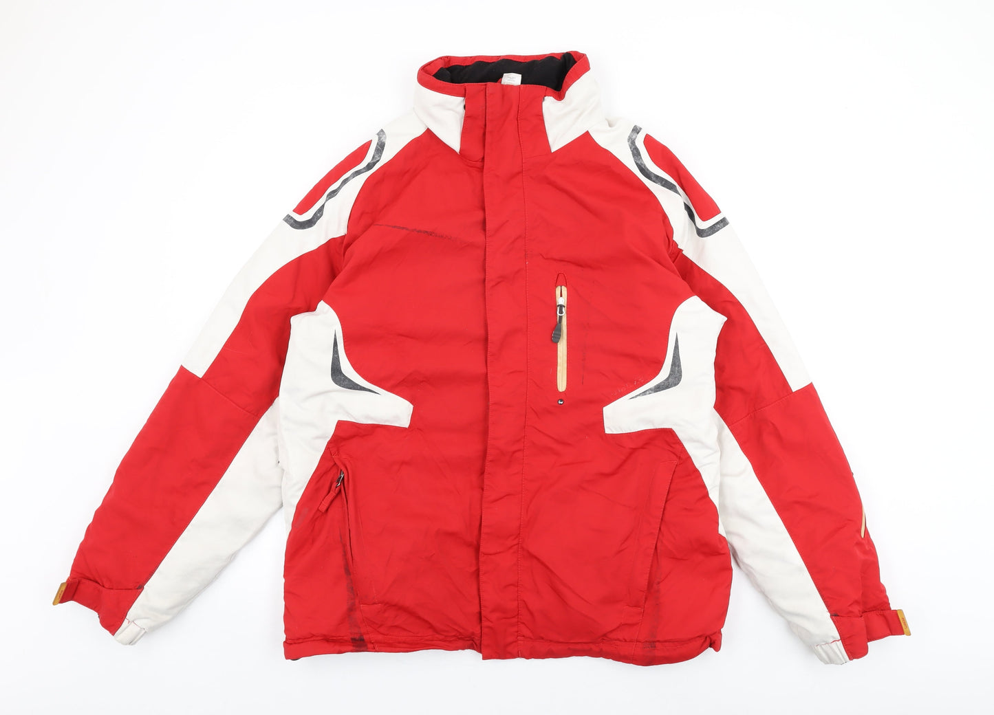 Mens UK Size L Wed'ze Red Rain Coat