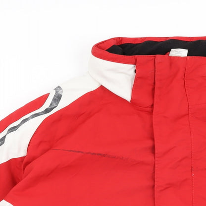 Mens UK Size L Wed'ze Red Rain Coat