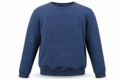 Farrell London Mens Blue Cotton Pullover Sweatshirt Size M