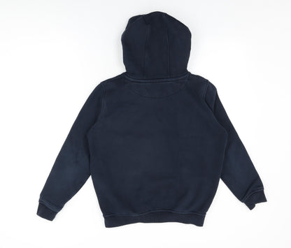 Jack Wills Girls Blue Cotton Pullover Hoodie Size 12-13 Years Pullover - Jack Wills Logo