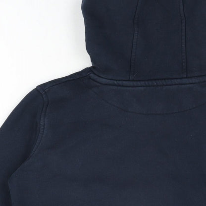 Jack Wills Girls Blue Cotton Pullover Hoodie Size 12-13 Years Pullover - Jack Wills Logo