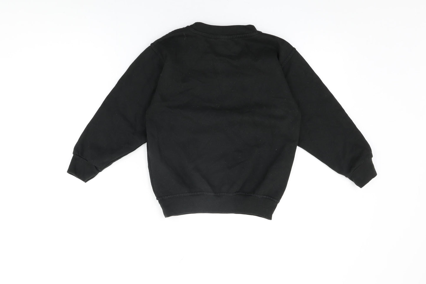 Stranger Things Girls Black Cotton Pullover Sweatshirt Size M Pullover - Stranger Things, Christmas Jumper