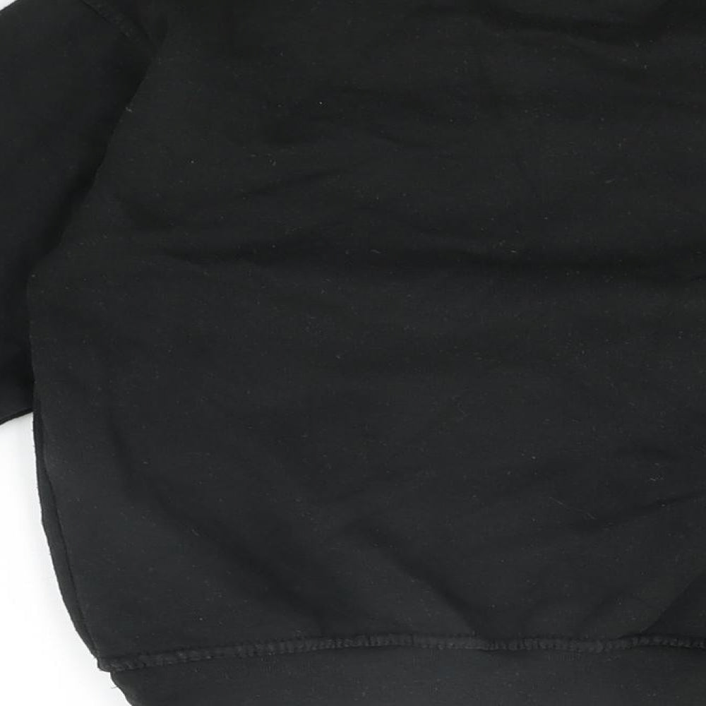 Stranger Things Girls Black Cotton Pullover Sweatshirt Size M Pullover - Stranger Things, Christmas Jumper