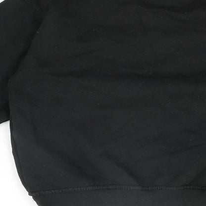 Stranger Things Girls Black Cotton Pullover Sweatshirt Size M Pullover - Stranger Things, Christmas Jumper