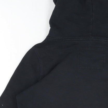 Hollister Womens Black Cotton Pullover Hoodie Size M Pullover - Hollister Logo