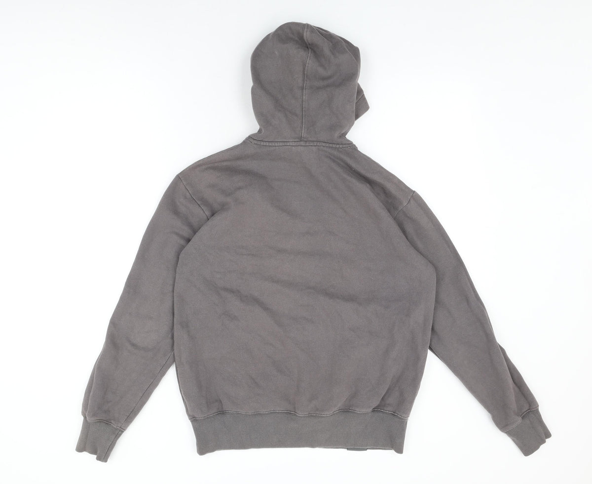 SuperFly Womens Grey Cotton Pullover Hoodie Size S Pullover - Superfly Luxury