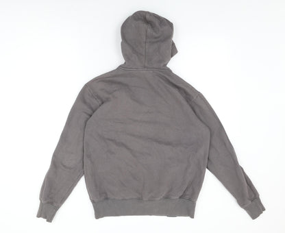 SuperFly Womens Grey Cotton Pullover Hoodie Size S Pullover - Superfly Luxury