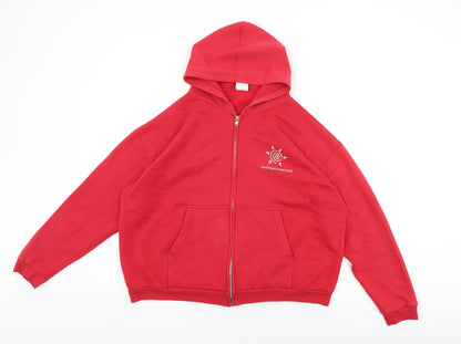 Garland Sport Womens Red Cotton Full Zip Hoodie Size L Zip - Martha's Vineyard