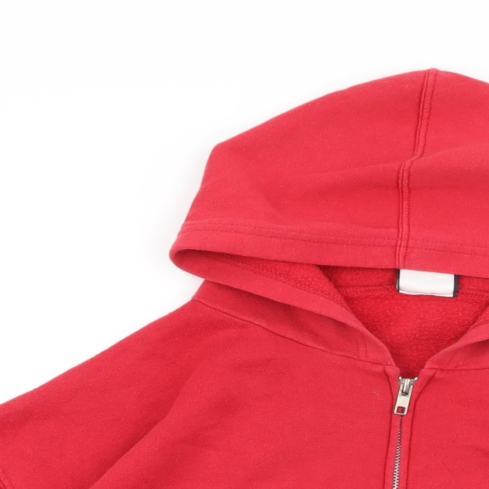 Garland Sport Womens Red Cotton Full Zip Hoodie Size L Zip - Martha's Vineyard