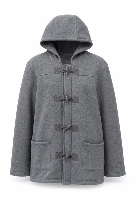 Womens UK Size L Cotton Traders Grey Overcoat