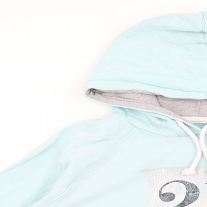 Quba & Co Womens Blue Cotton Pullover Hoodie Size 6 Pullover - British Sailmakers