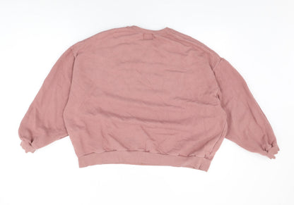 Pacific Republic Womens Pink Cotton Pullover Sweatshirt Size S Pullover - Southern State, Arkansas US