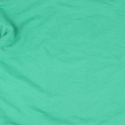 H&M Womens Green Cotton Pullover Sweatshirt Size XS Pullover - Mickey Mouse