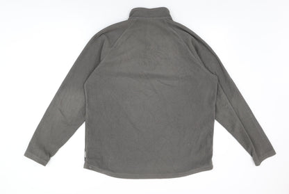 DECATHLON Womens Grey Polyester Pullover Sweatshirt Size XL Zip