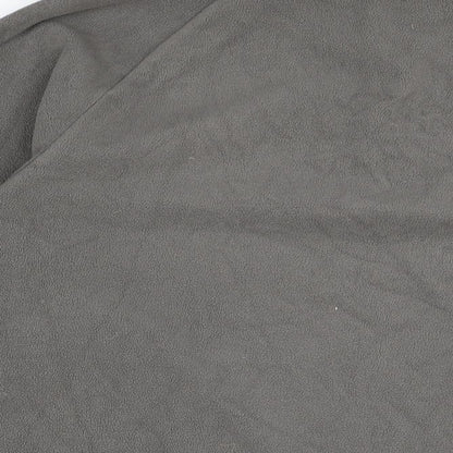 DECATHLON Womens Grey Polyester Pullover Sweatshirt Size XL Zip