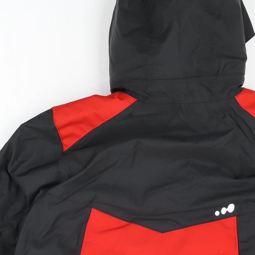 Wed'ze Boys Red Rain Coat Coat Size 10 Years Zip