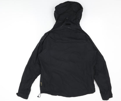 McKINLEY Womens Black Rain Coat Coat Size 12 Zip