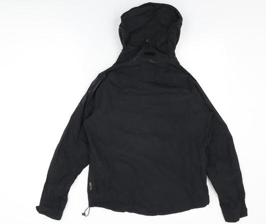 McKINLEY Womens Black Rain Coat Coat Size 12 Zip