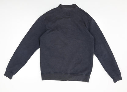 Mens UK Size S Jack Wills Blue Full Zip Sweatshirt