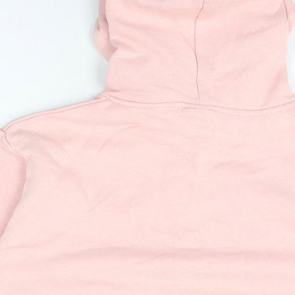 Umbro Womens Pink Cotton Pullover Hoodie Size S Pullover