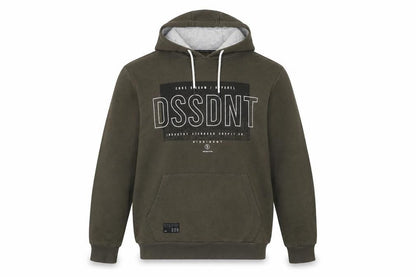Mens UK Size S Dissident Green Pullover Hoodie