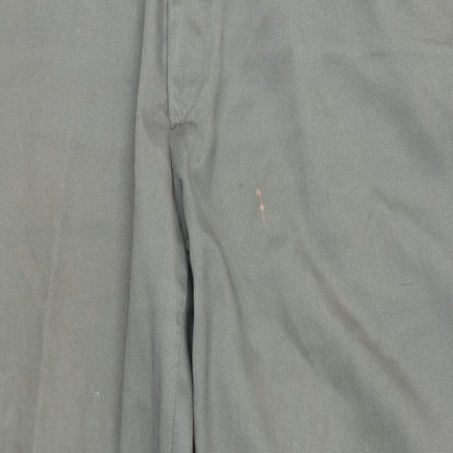 Lands' End Mens Green Polyester Chino Trousers Size 40 in L32 in Regular Zip