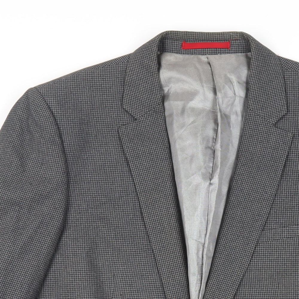 Mens UK Size 38 Ventuno 21 Regular Grey Suit Jacket