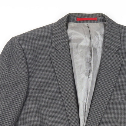 Mens UK Size 38 Ventuno 21 Regular Grey Suit Jacket