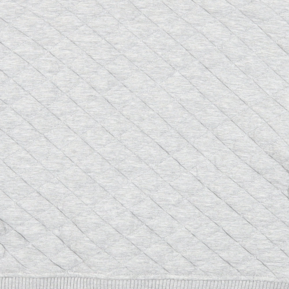 Gap Womens Grey Cotton Full Zip Sweatshirt Size XS Zip - Quilted