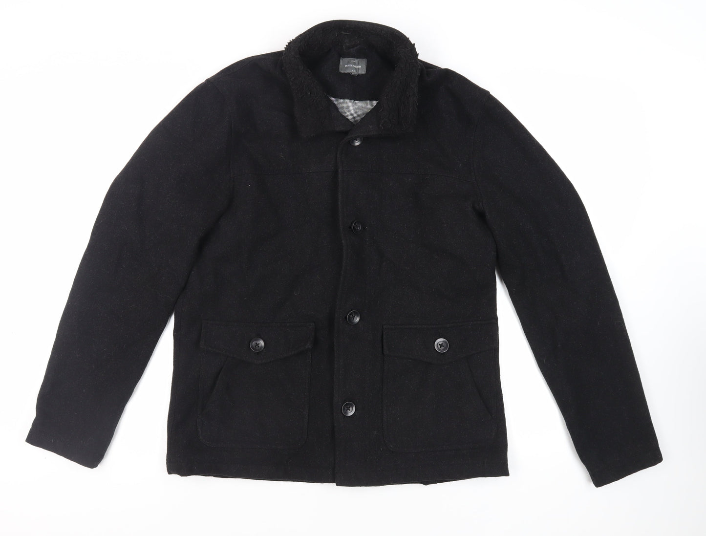 Mens UK Size L Peter Werth Black Jacket