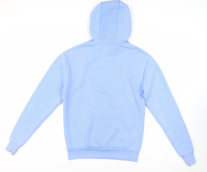Mens UK Size XS Stranger Things Blue Pullover Hoodie