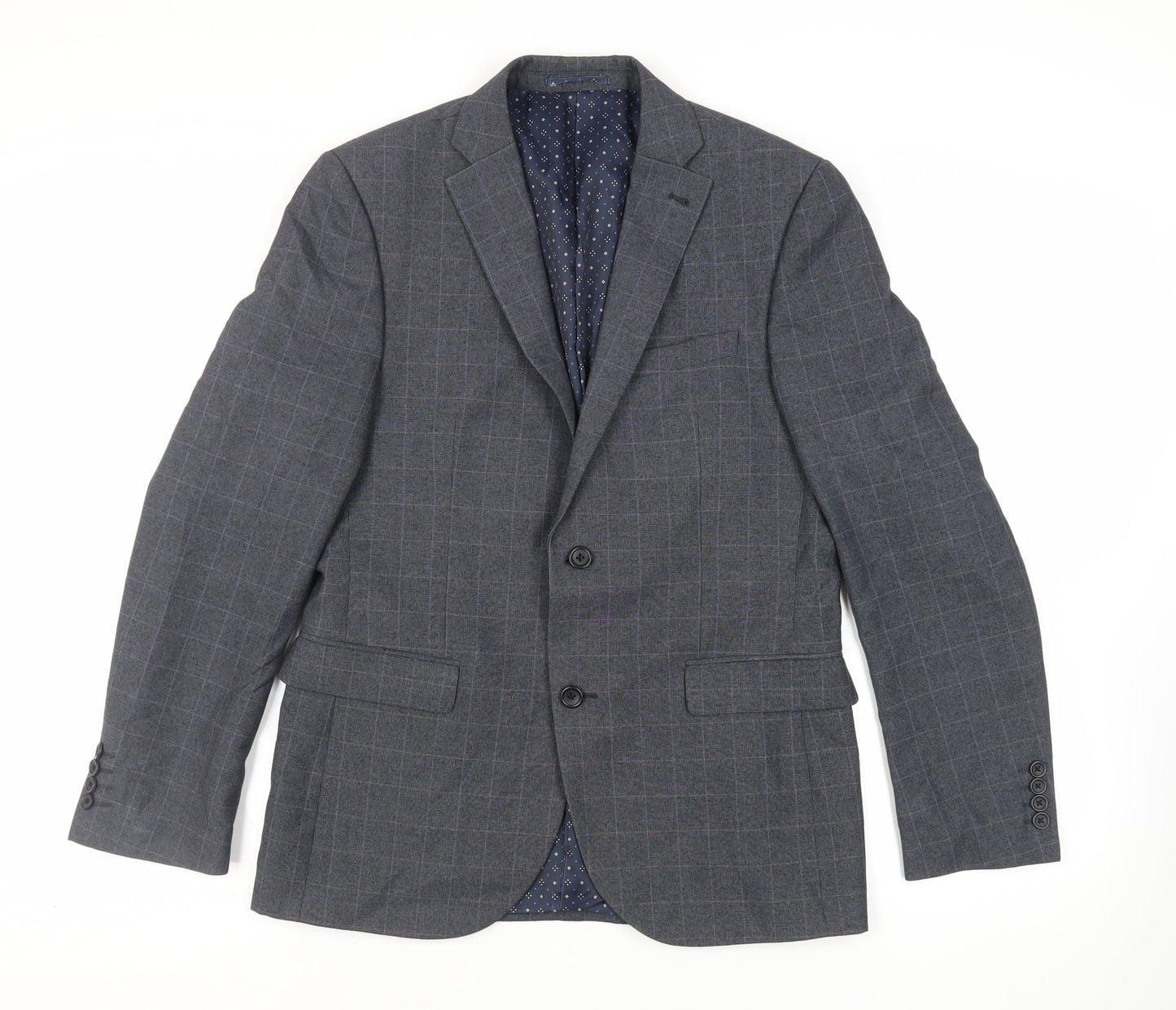 Mens UK Size 40 NEXT Regular Grey Suit Jacket