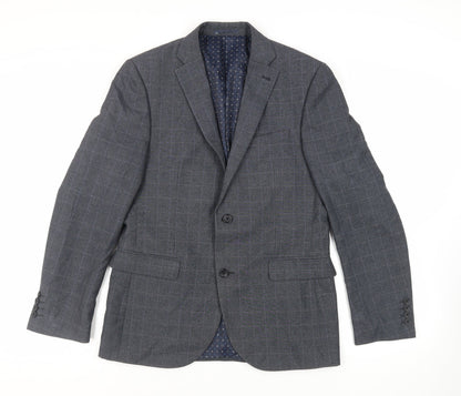 Mens UK Size 40 NEXT Regular Grey Suit Jacket