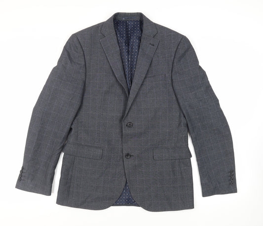 Mens UK Size 40 NEXT Regular Grey Suit Jacket
