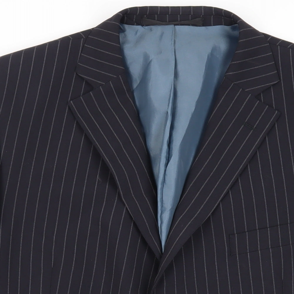 Mens UK Size 44 Marks and Spencer Regular Blue Suit Jacket