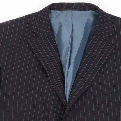 Mens UK Size 44 Marks and Spencer Regular Blue Suit Jacket