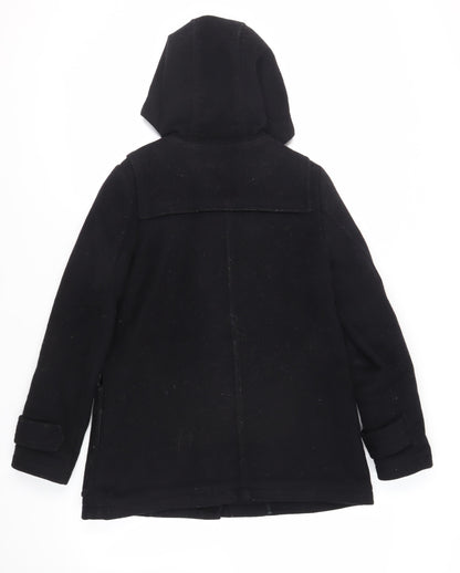 Womens UK Size S Gap Black Pea Coat