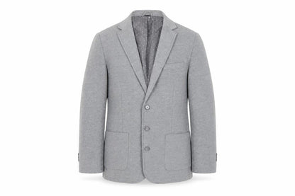Cotton Traders Mens Grey Polyester Jacket Blazer Size 44 Regular