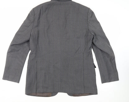 Mens UK Size 44 Boss Regular Grey Suit Jacket