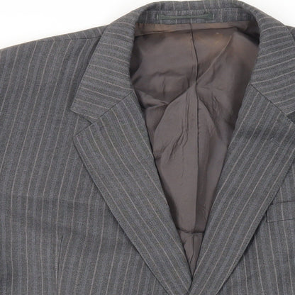 Mens UK Size 44 Boss Regular Grey Suit Jacket
