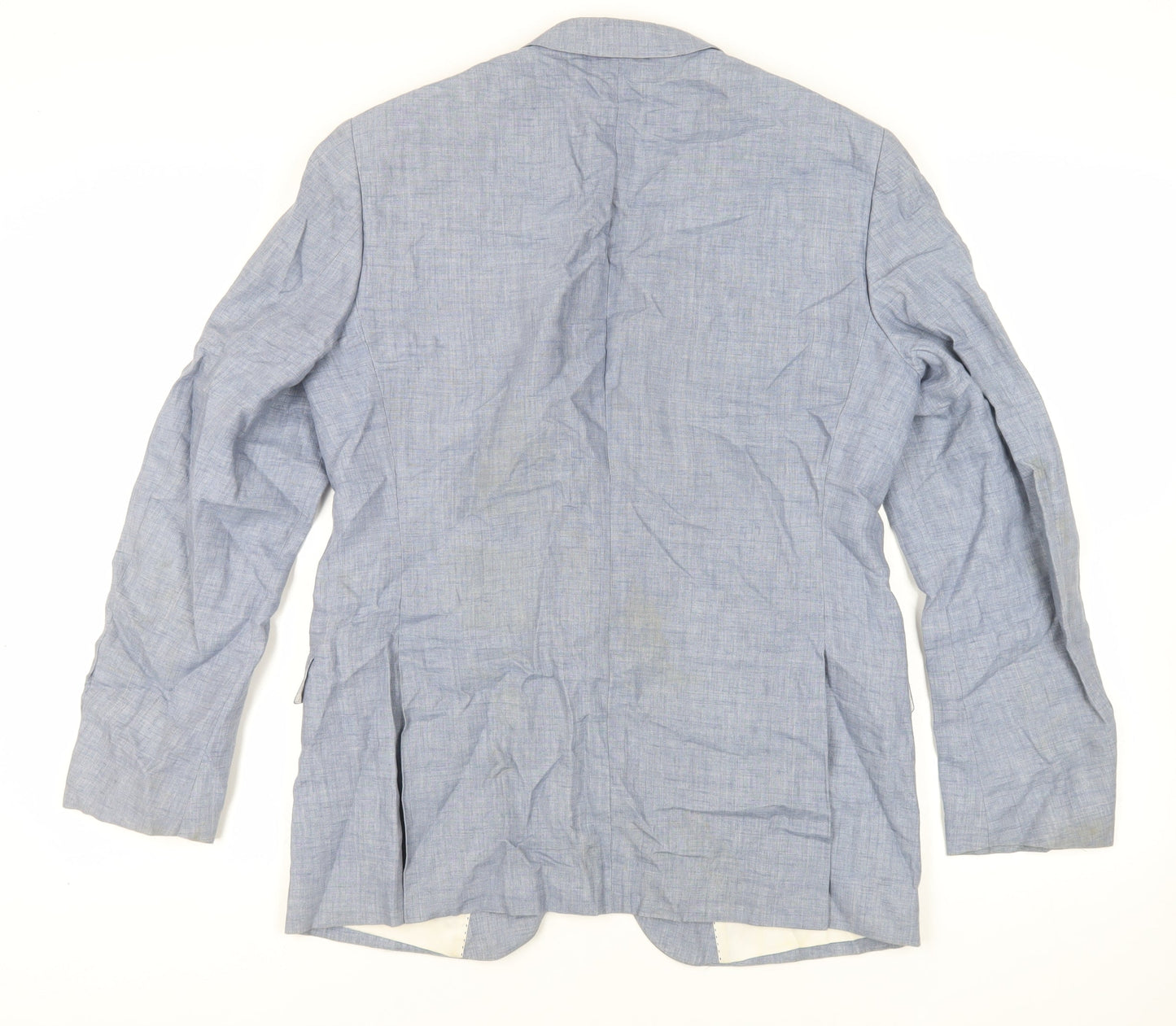Mens UK Size 40 French Connection Regular Blue Suit Jacket