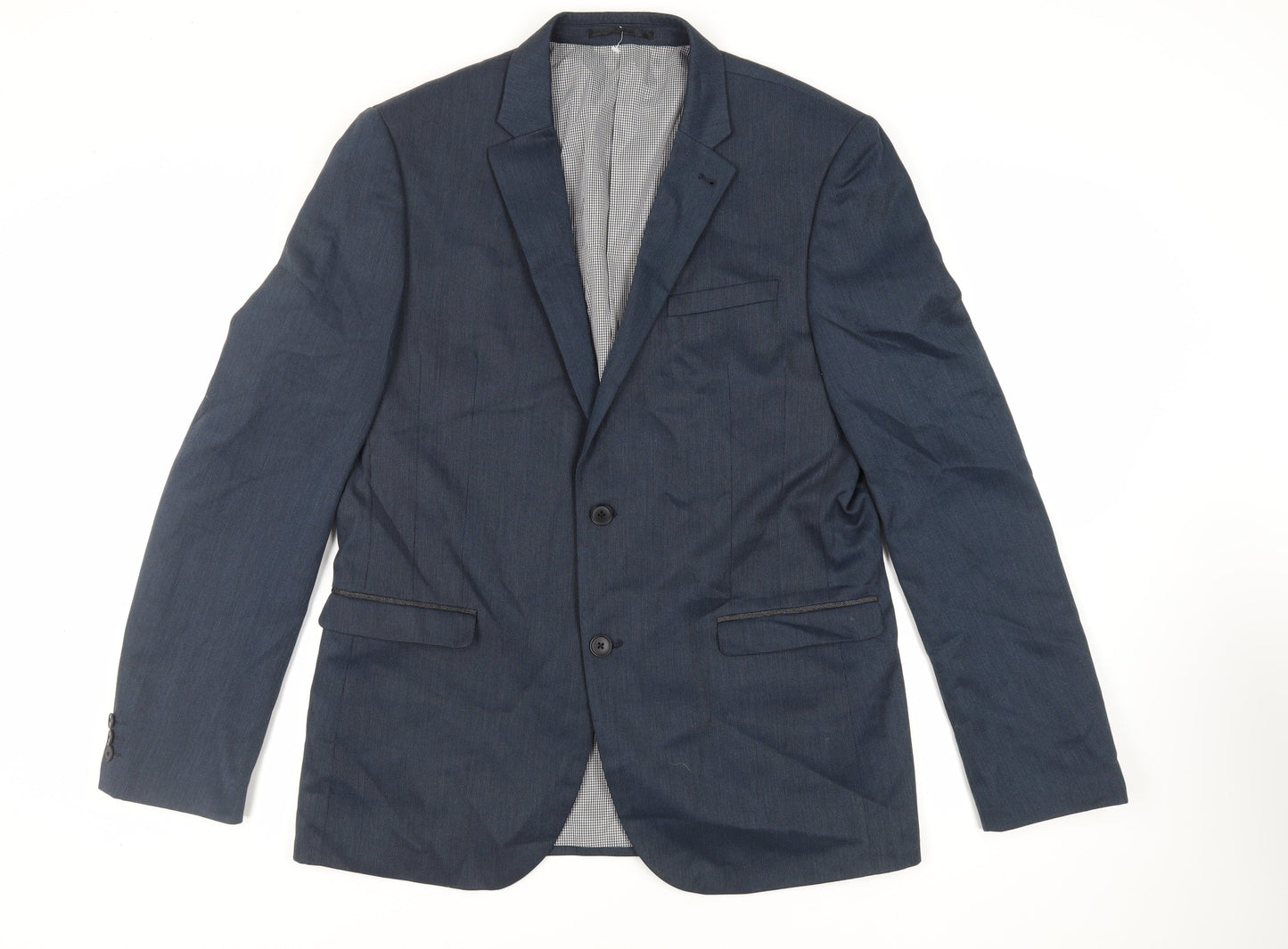 Mens UK Size 44 NEXT Regular Blue Suit Jacket