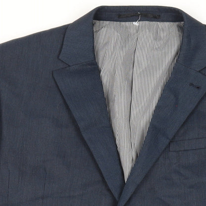 Mens UK Size 44 NEXT Regular Blue Suit Jacket
