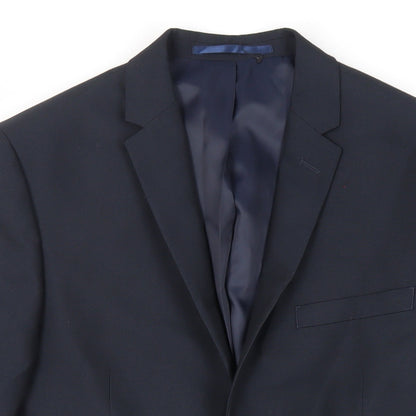 Mens UK Size 38 OneSix5ive Regular Blue Suit Jacket