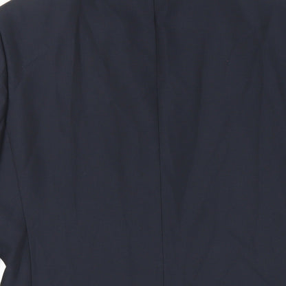 Mens UK Size 38 OneSix5ive Regular Blue Suit Jacket