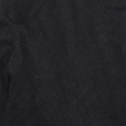 Autonomy Womens Grey Overcoat Coat Size 12 Button